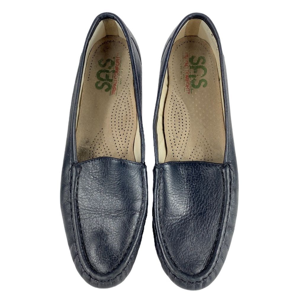 SAS Black Leather Loafers Sz 10.5